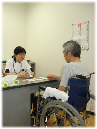 言語聴覚療法(ST)の様子